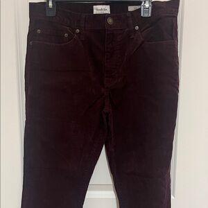 Goodfellow & Co Men's Deep Burgundy Corduroy Pants
